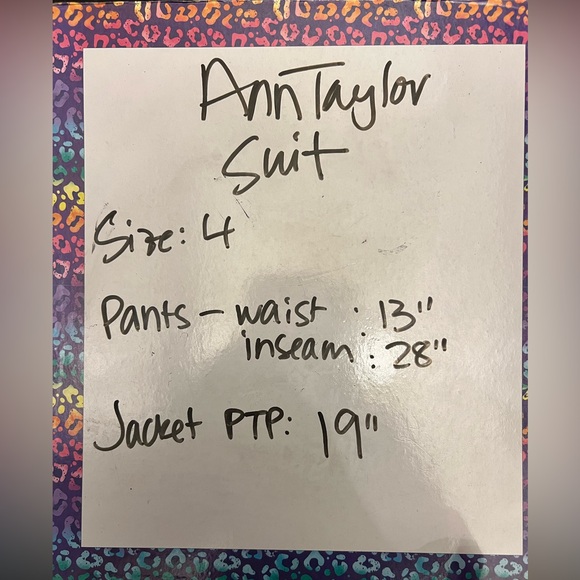 Ann Taylor Linen suit 4 - Picture 8 of 8